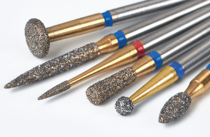 Fraise diamantée mandrin goldies