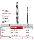 fraise de chirurgie C161 Bone cutters Lindemann