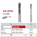 fraise de chirurgie CB255A