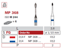 fraise diamantée speciale microprep MP368