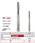 fraise de chirurgie acier RF410 Bone cutters Lindemann