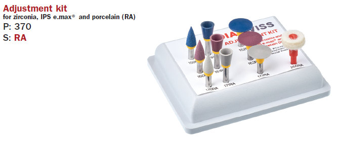 polissoir pour ceramique et zircone kit